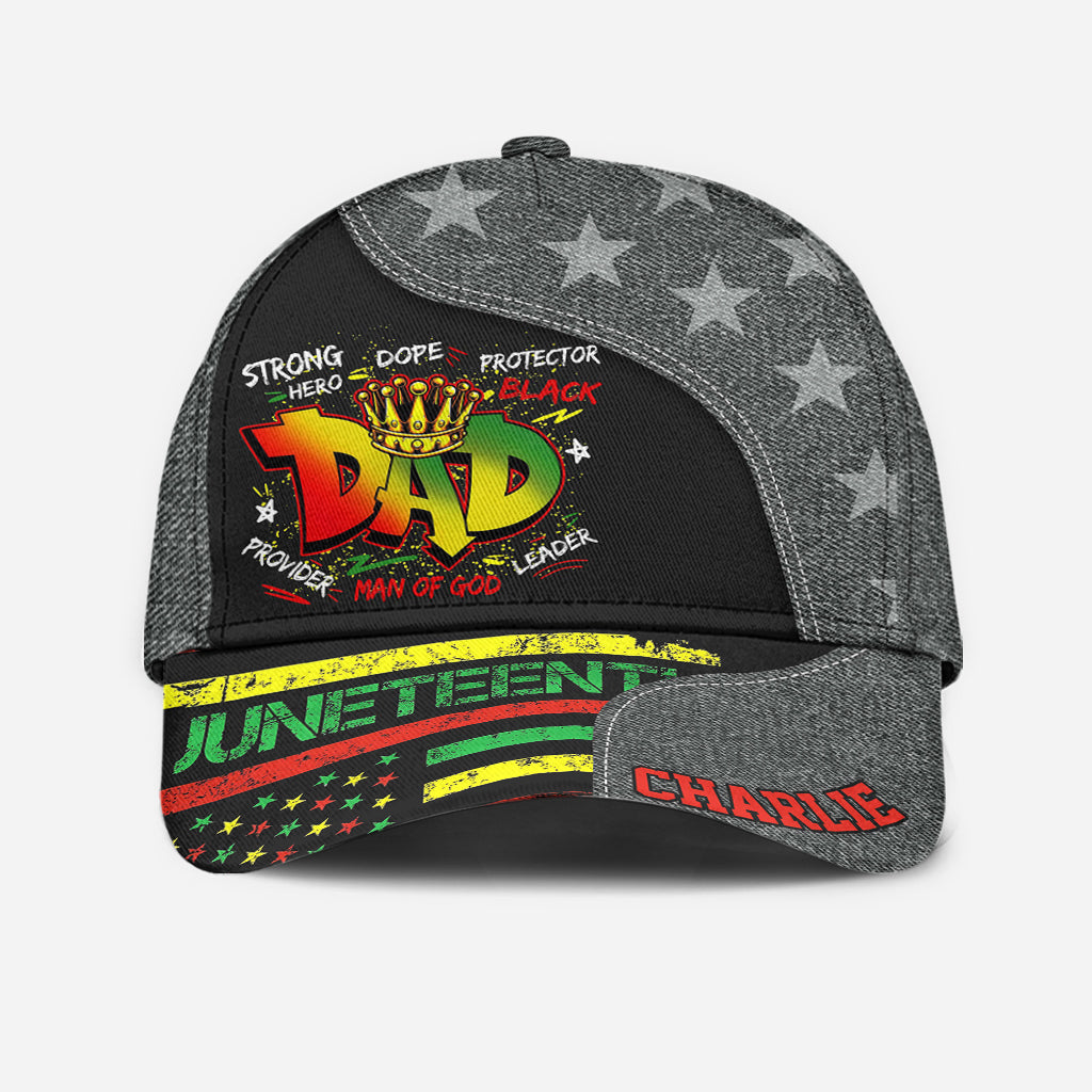 Juneteenth Dad – Personalisierte Juneteenth Classic Cap