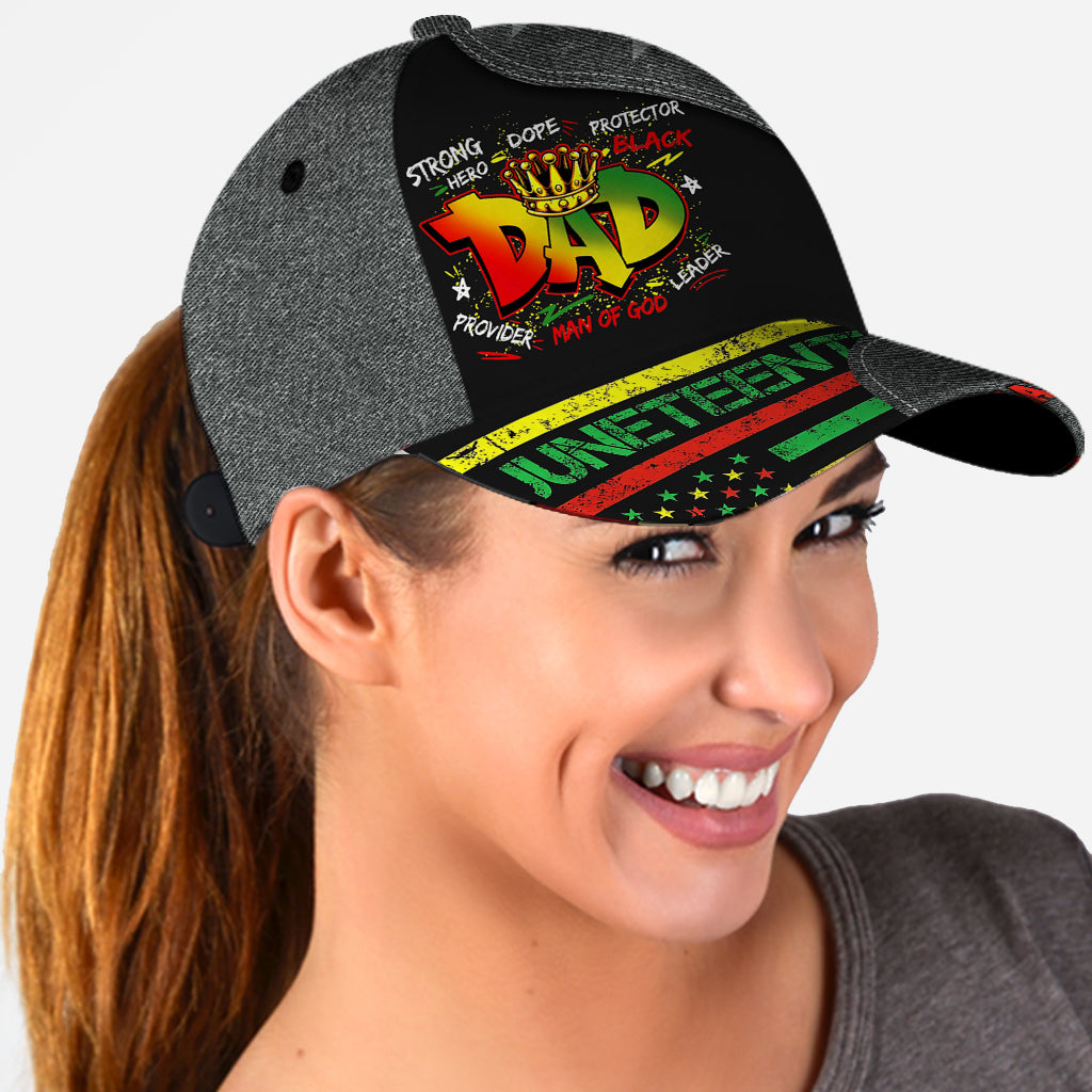 Juneteenth Dad – Personalisierte Juneteenth Classic Cap