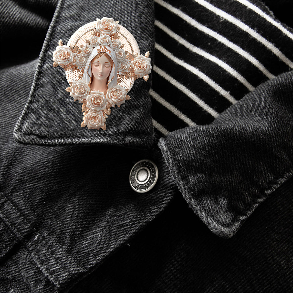 Glaube – Personalisierte christliche Anstecknadel