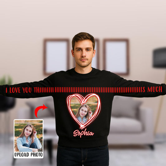 Ich liebe dich so sehr - Personalisiertes T-Shirt für Paare