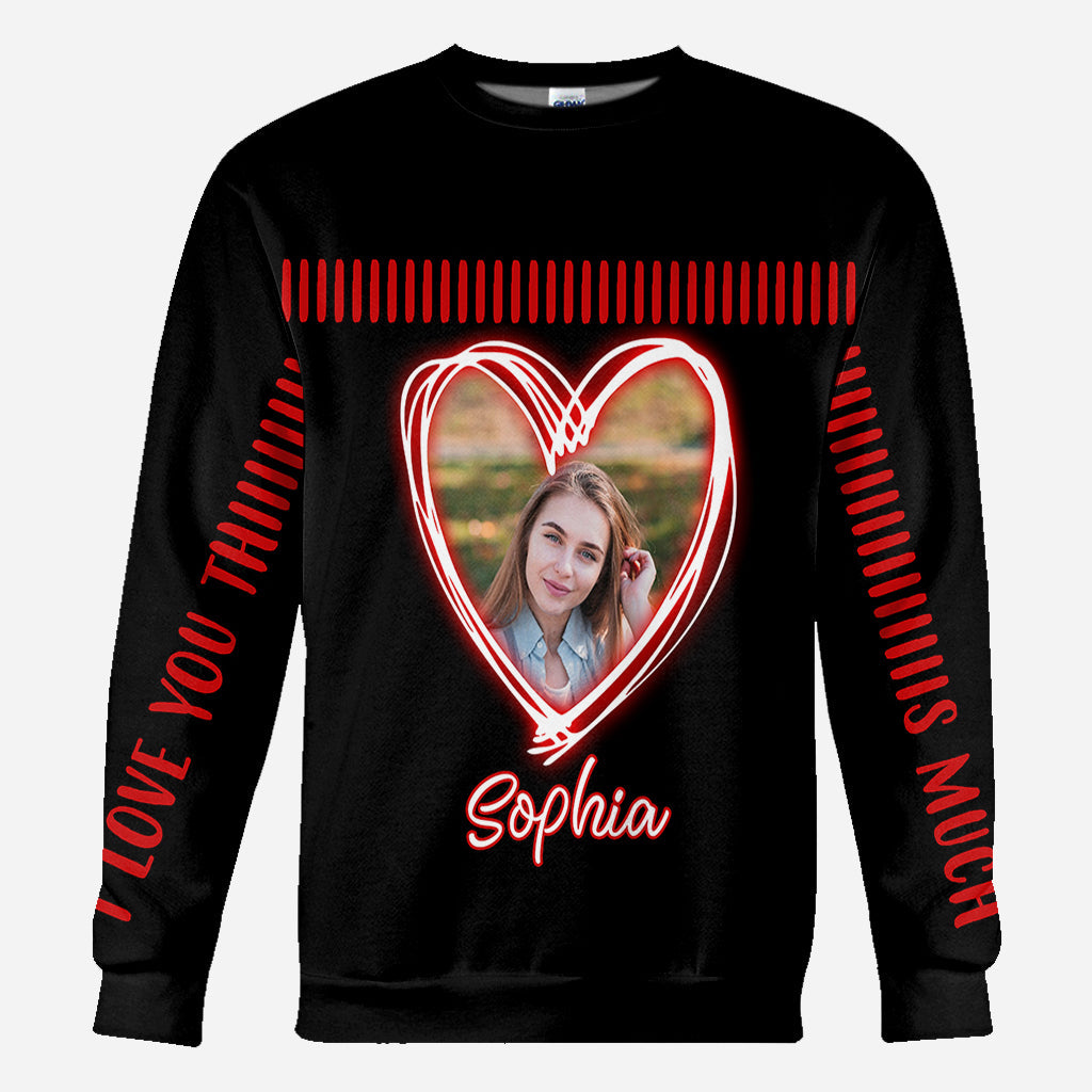 Ich liebe dich so sehr - Personalisiertes T-Shirt für Paare