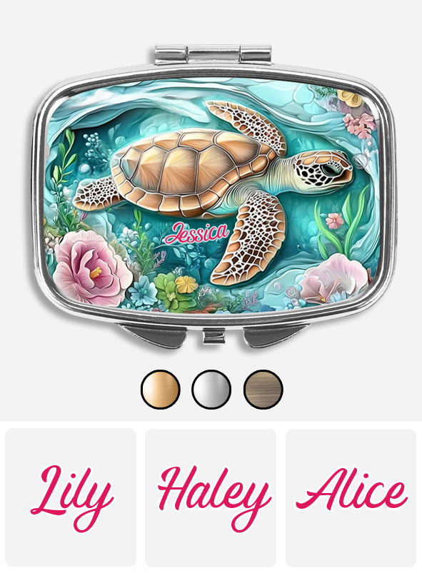 Personalisierter Pillenorganizer für Schildkrötenliebhaber