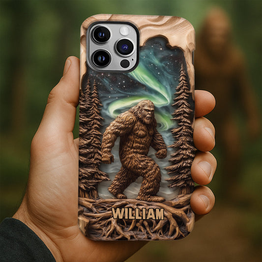 Into The Forest I Go - Personalized Hiking Full Print Phone Case