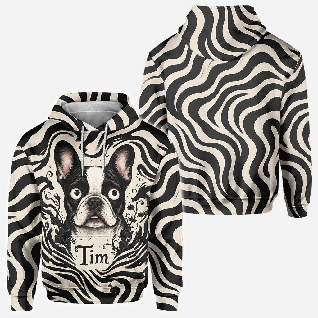 Gothic Style T-Shirt/Hoodie für Tierliebhaber - Personalisiertes Hundeshirt