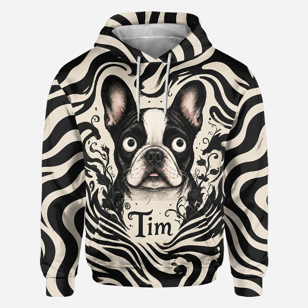Gothic Style T-Shirt/Hoodie für Tierliebhaber - Personalisiertes Hundeshirt
