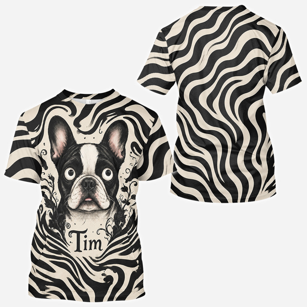 Gothic Style T-Shirt/Hoodie für Tierliebhaber - Personalisiertes Hundeshirt