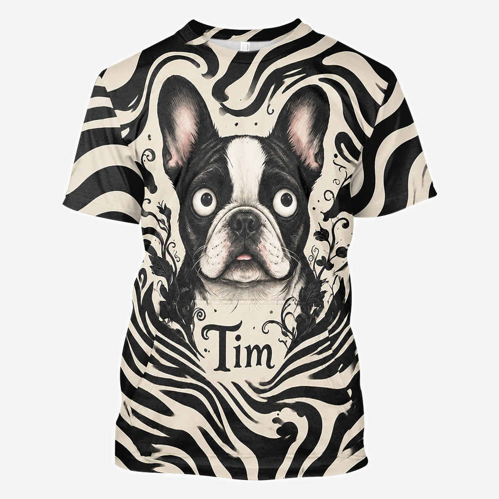 Gothic Style T-Shirt/Hoodie für Tierliebhaber - Personalisiertes Hundeshirt