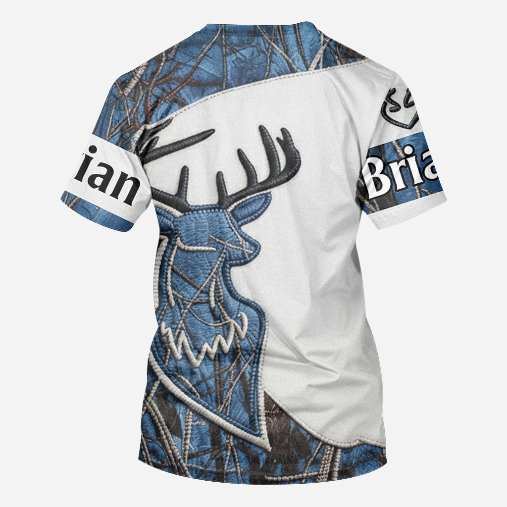 Partner-Shirts, Jagd-Partner-Shirts – personalisiertes Jagd-Shirt mit Allover-Print