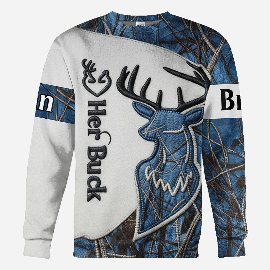 Partner-Shirts, Jagd-Partner-Shirts – personalisiertes Jagd-Shirt mit Allover-Print