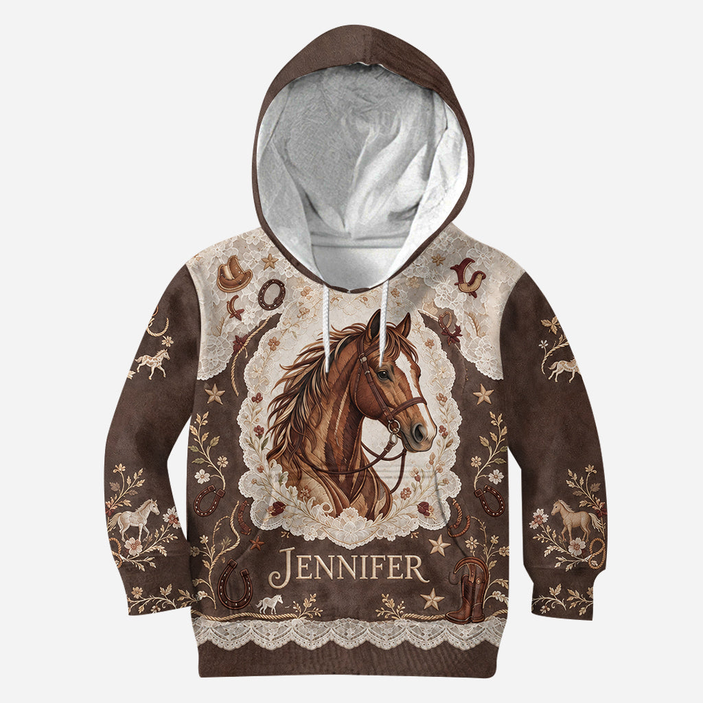 Beautiful Horse - Personalized Horse Hoodie and Leggings
