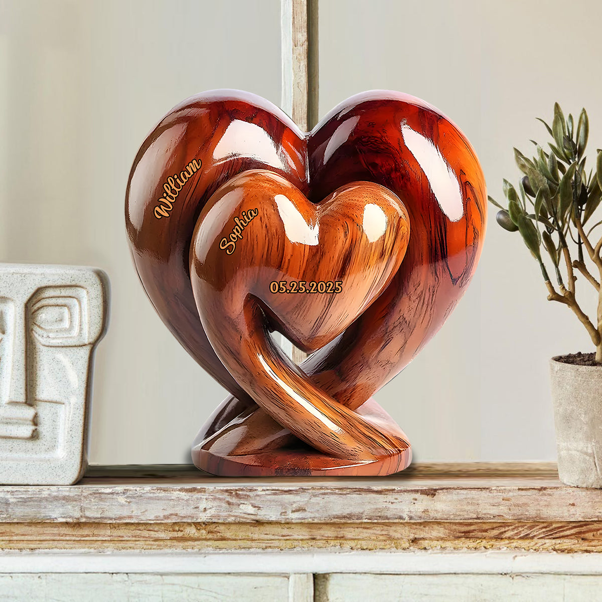 You And Me We Got This - Personalized Couple Custom Shaped Wood Plaque