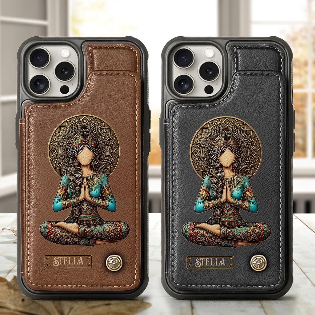 Lose Your Mind Find Your Soul - Personalized Yoga Wallet Phone Case