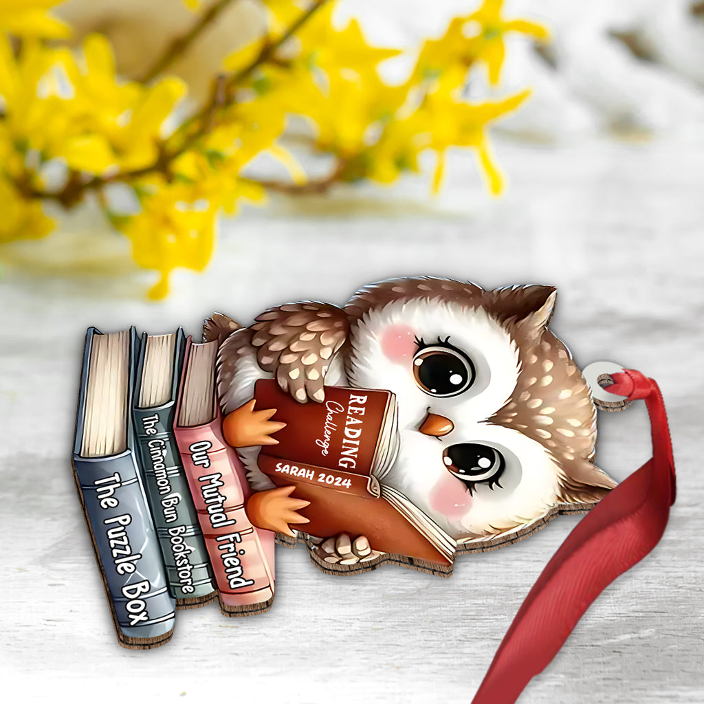 Leseherausforderung – Personalisierter Buchanhänger