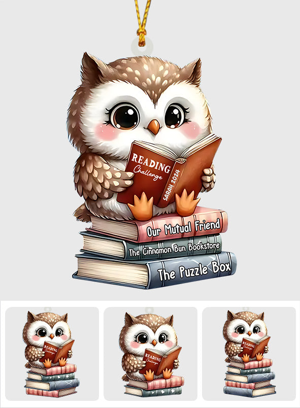 Leseherausforderung – Personalisierter Buchanhänger