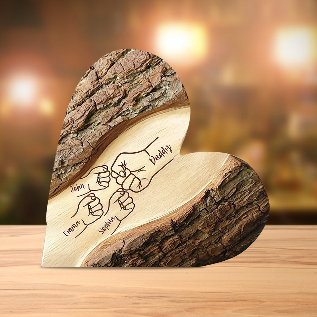 Best Dad Ever - Personalized Father Custom Shaped Acrylic Plaque