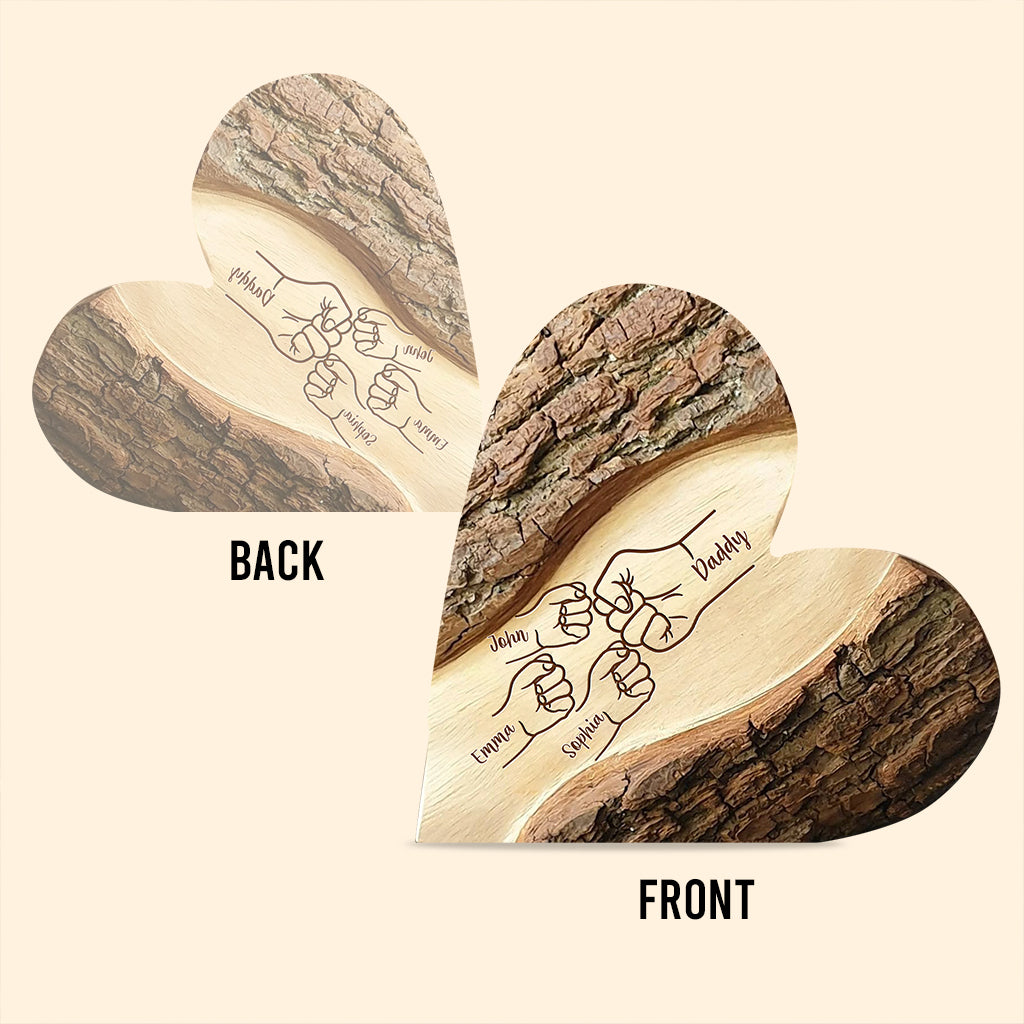 Best Dad Ever - Personalized Father Custom Shaped Acrylic Plaque