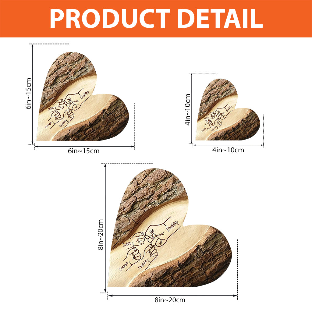 Best Dad Ever - Personalized Father Custom Shaped Acrylic Plaque