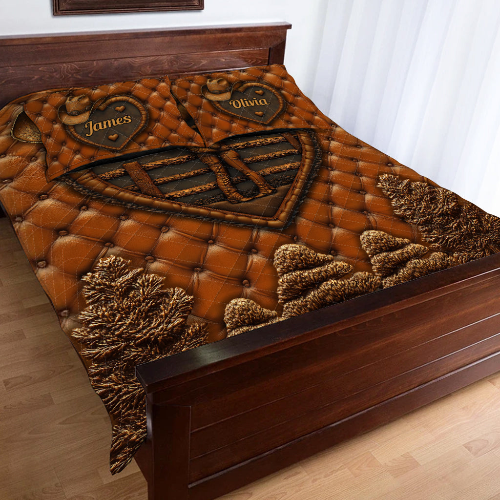 Next To You – Personalisiertes Country Girl Quilt-Set