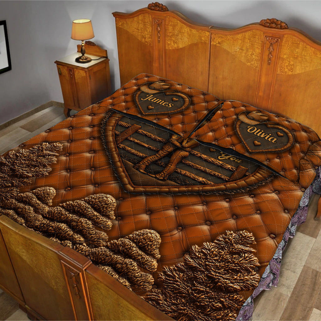 Next To You – Personalisiertes Country Girl Quilt-Set