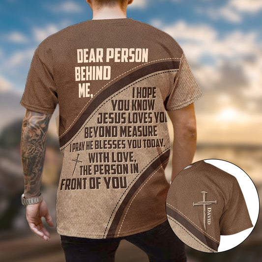 Ich bete, dass er dich heute segnet – Personalisiertes christliches T-Shirt