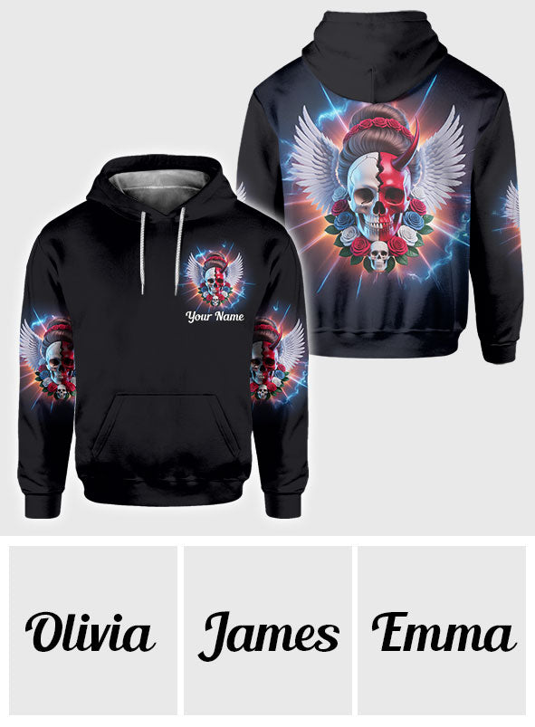 Das wird so ein Tag – personalisiertes Totenkopf-Shirt