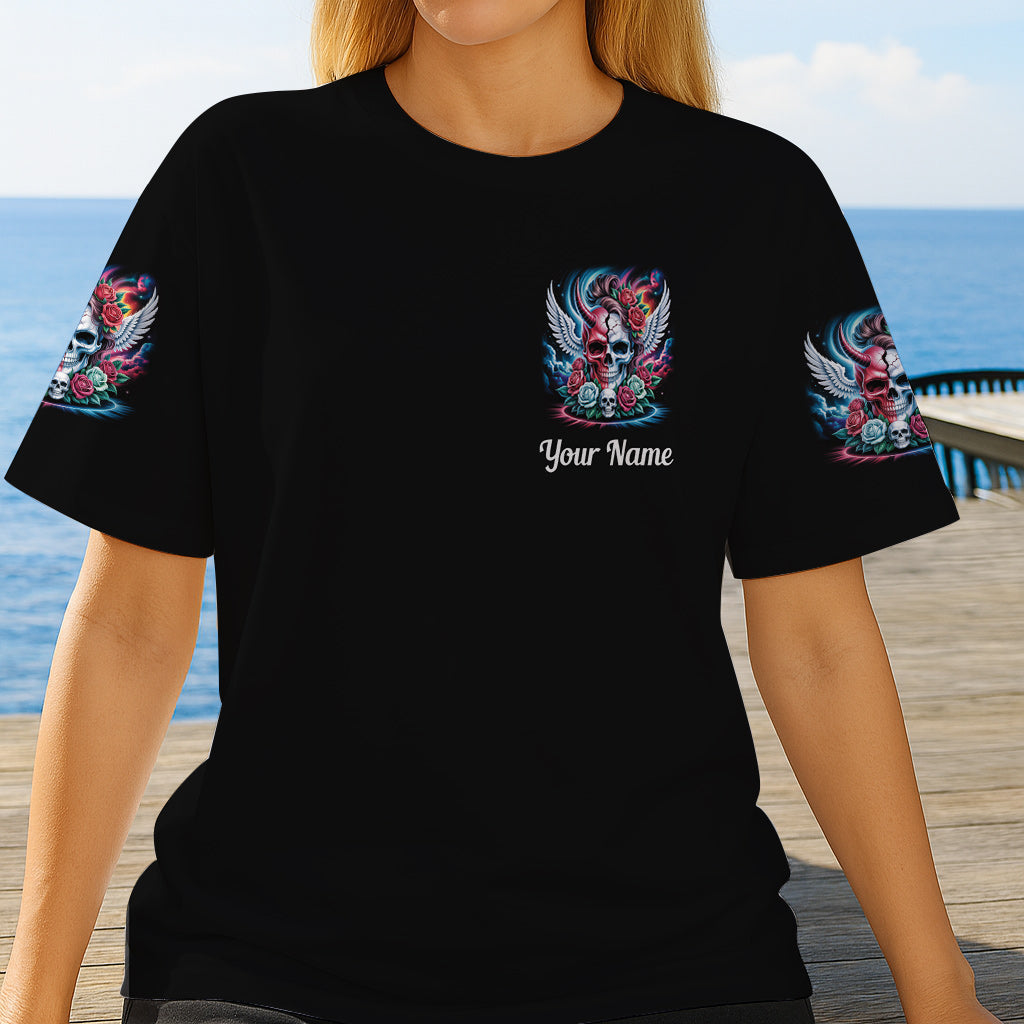 Das wird so ein Tag – personalisiertes Totenkopf-Shirt