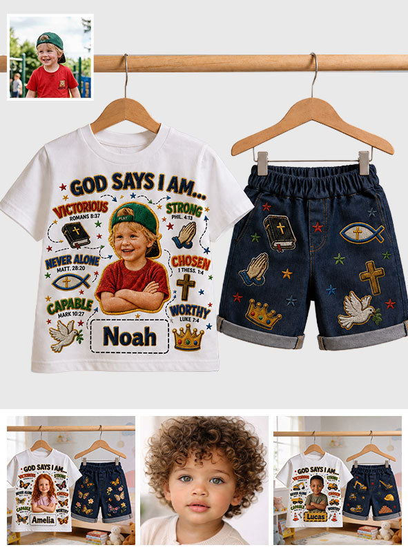 Any Photo, Any Theme - Personalized Kid Kid T-shirt & Shorts