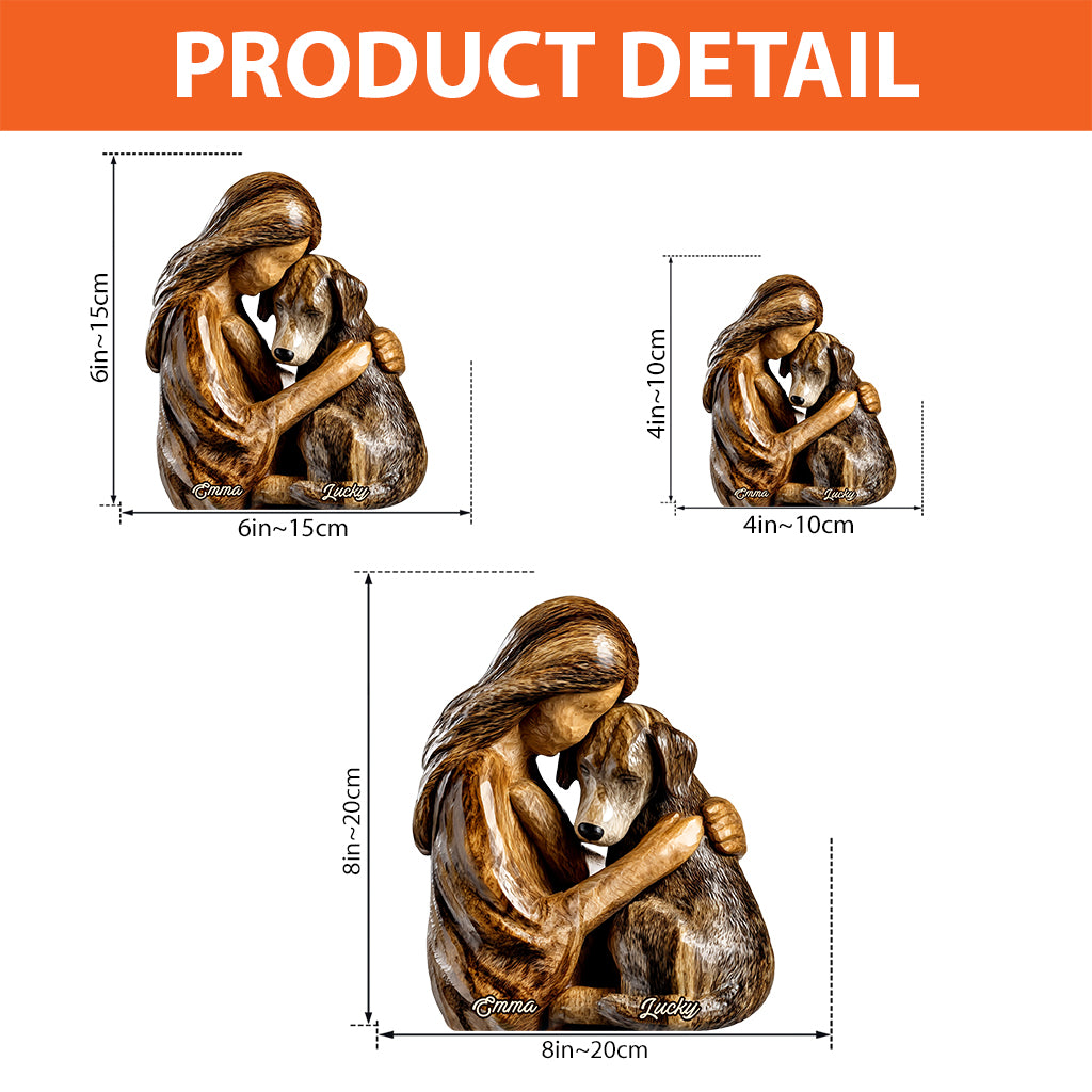 Hundeliebhaber – Personalisierte Acrylplakette in Hundeform