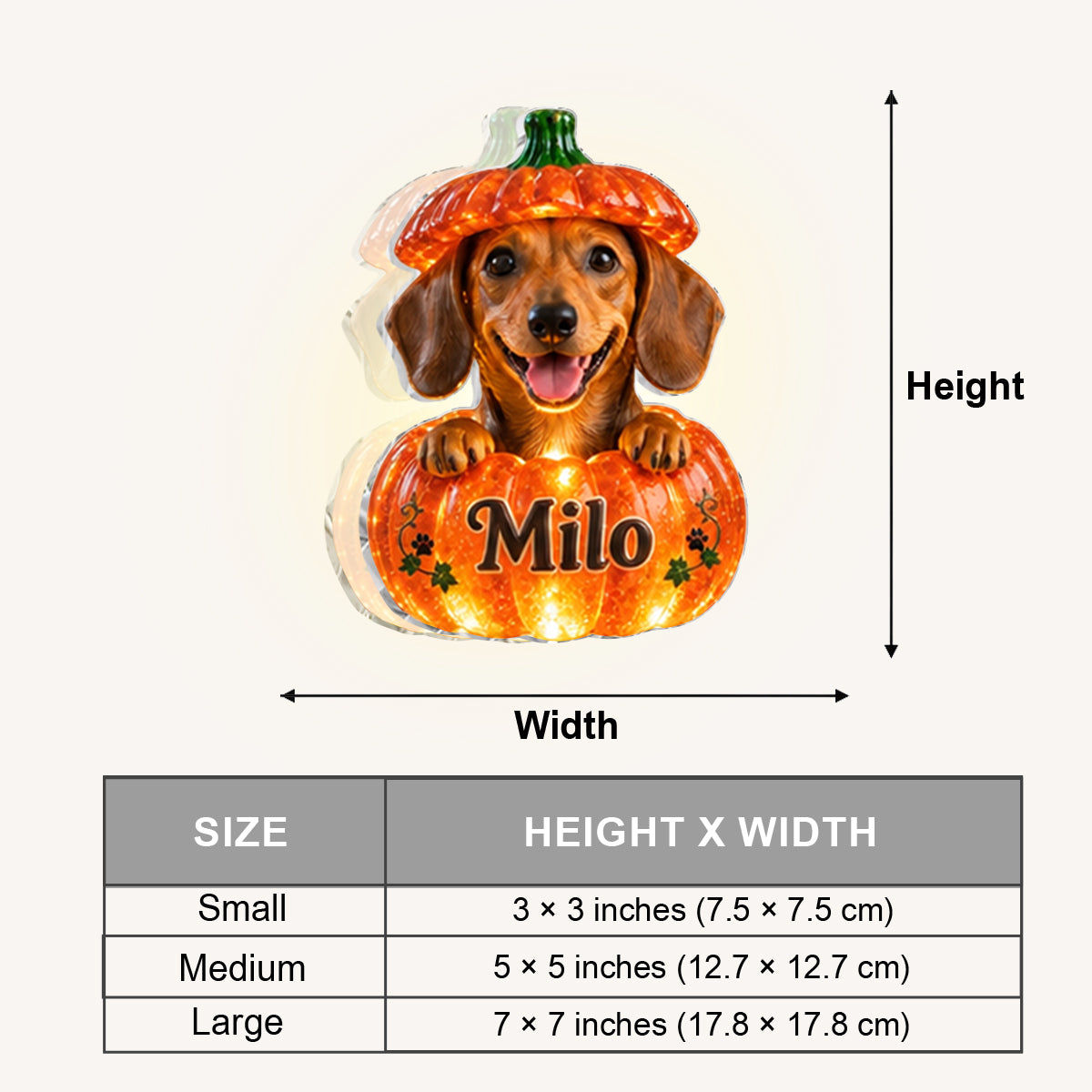 Niedliche Halloween-Dekoration für Haustiere - Personalisierte Hund LED Licht Keramiktopf