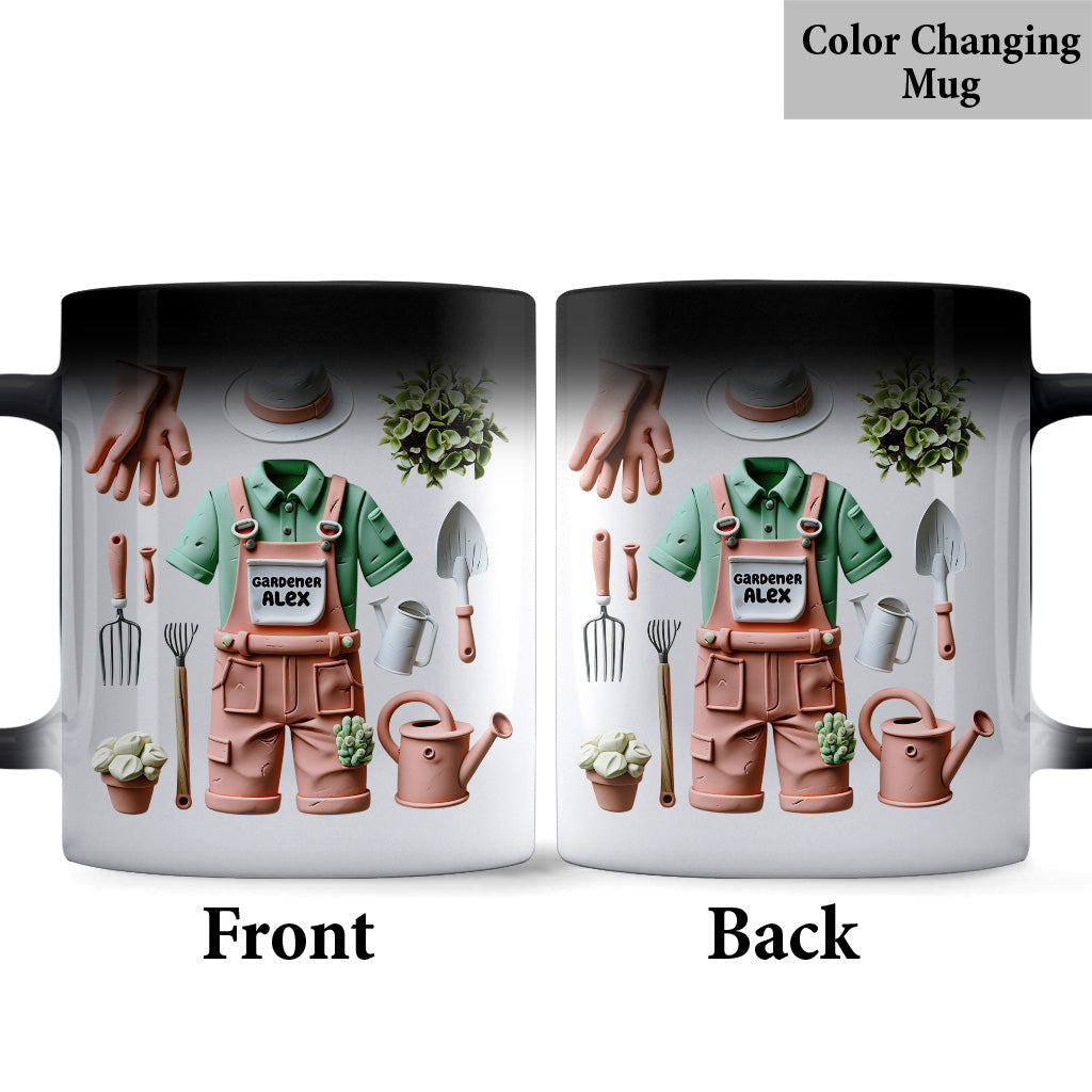 Liebe zum Gärtnern – Personalisierte Gartentasse