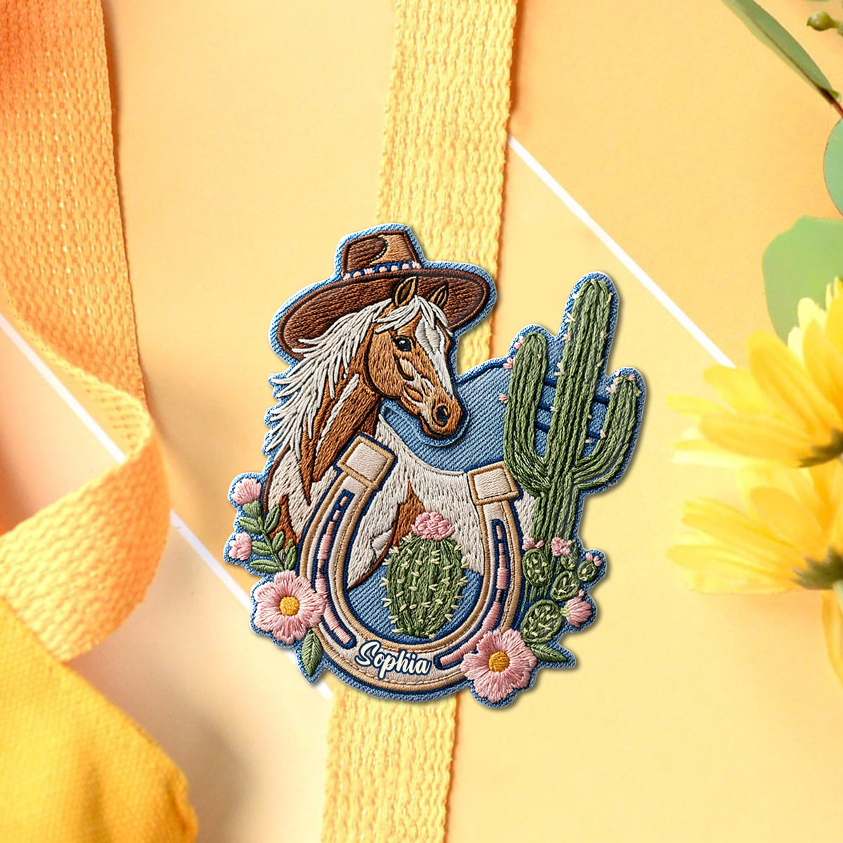 Western Rodeo Style - Personalized Cowgirl Pin