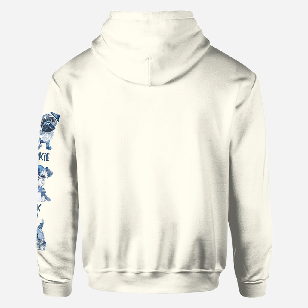 Einfach ein Mädchen, das Hunde liebt – personalisiertes T-Shirt mit Hundemotiv