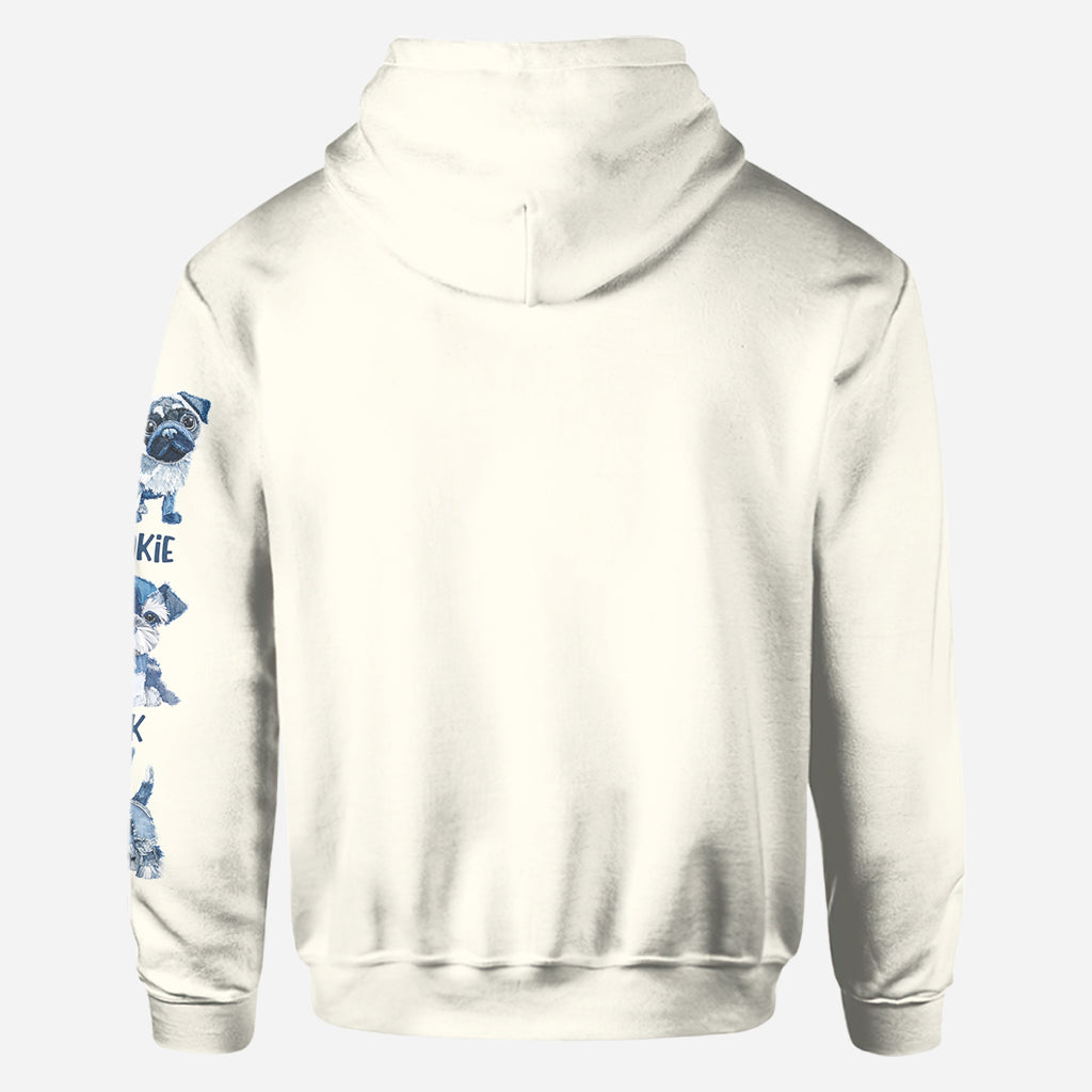 Einfach ein Mädchen, das Hunde liebt – personalisiertes T-Shirt mit Hundemotiv