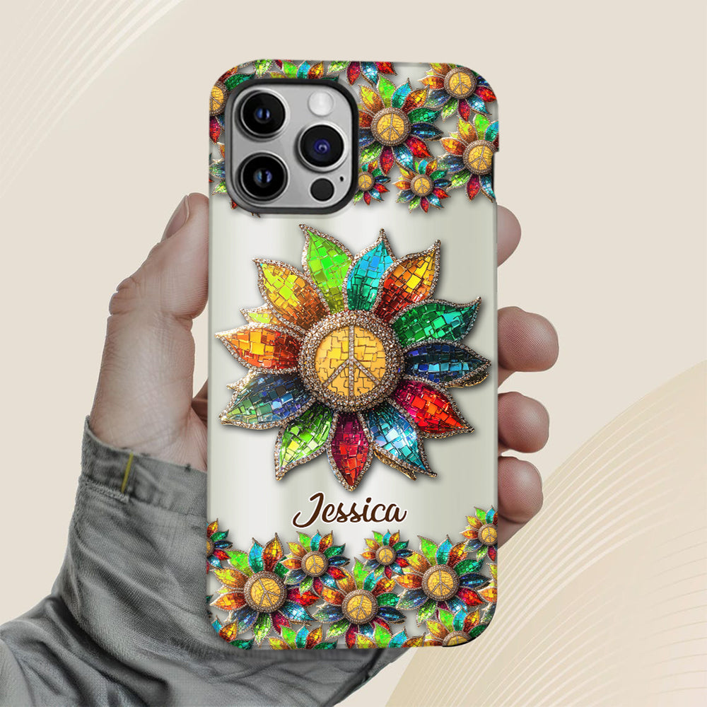 Hippie Soul – Personalisierte Handyhülle mit Hippie-Vollbilddruck