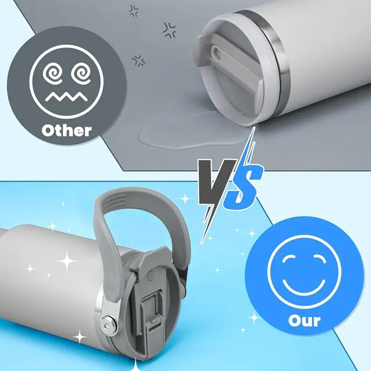 Personalisierter Lehrerbecher mit Tragegriff – perfekt für den Schulstart!