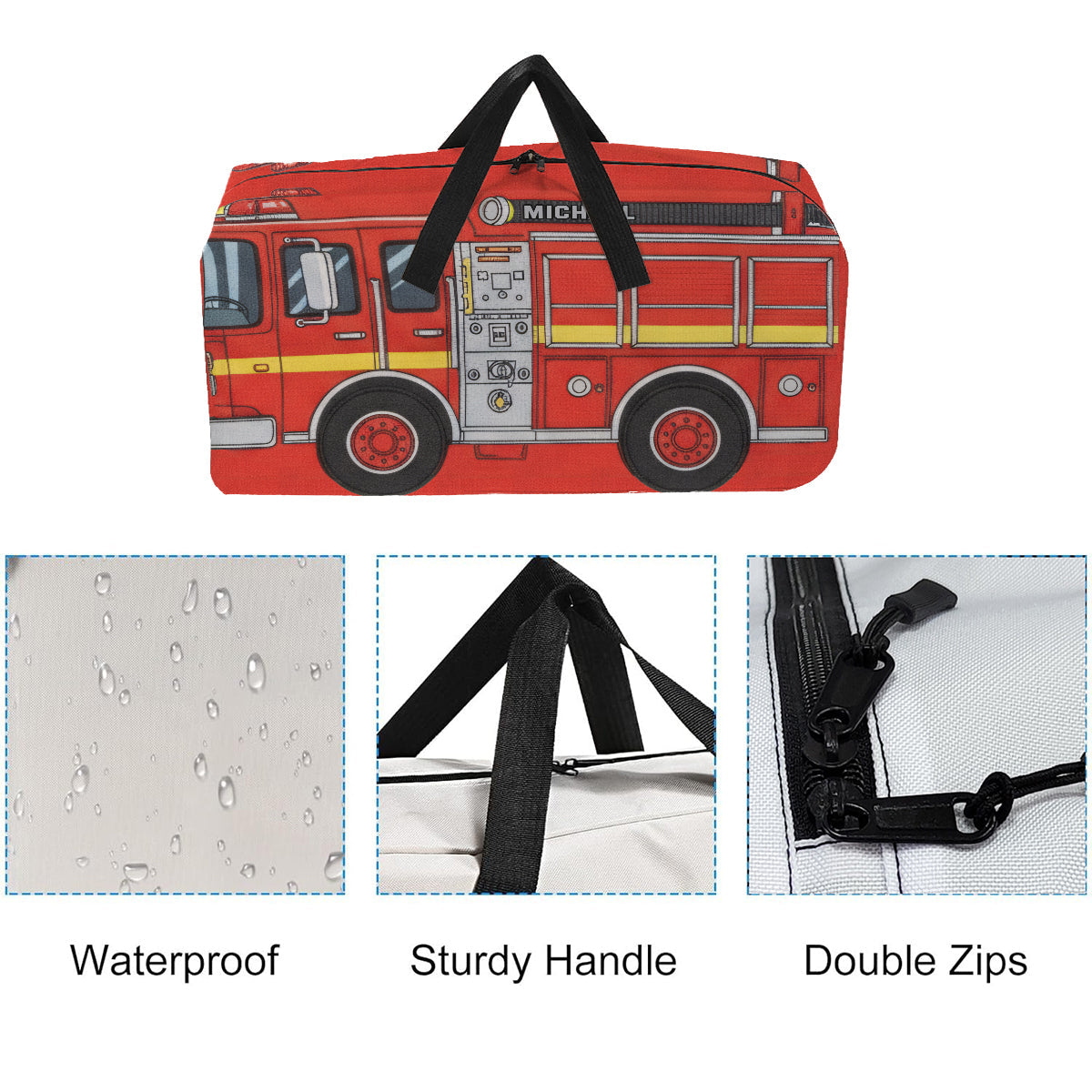 Firefighter Dept - Personalized Firefighter Duffle Bag