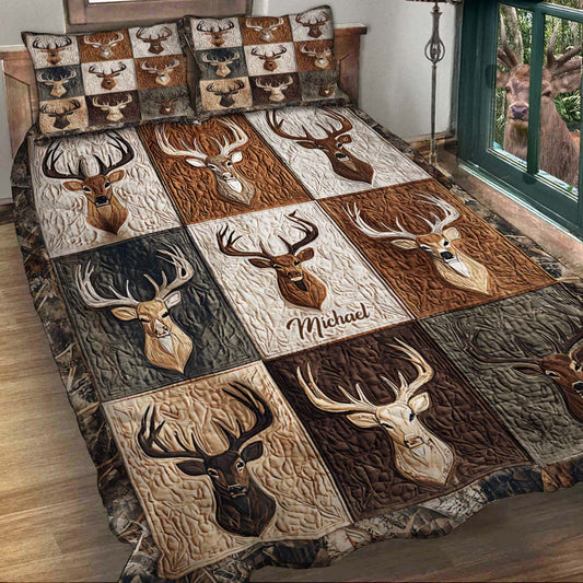Liebe zur Jagd – Personalisiertes Jagd-Quilt-Set