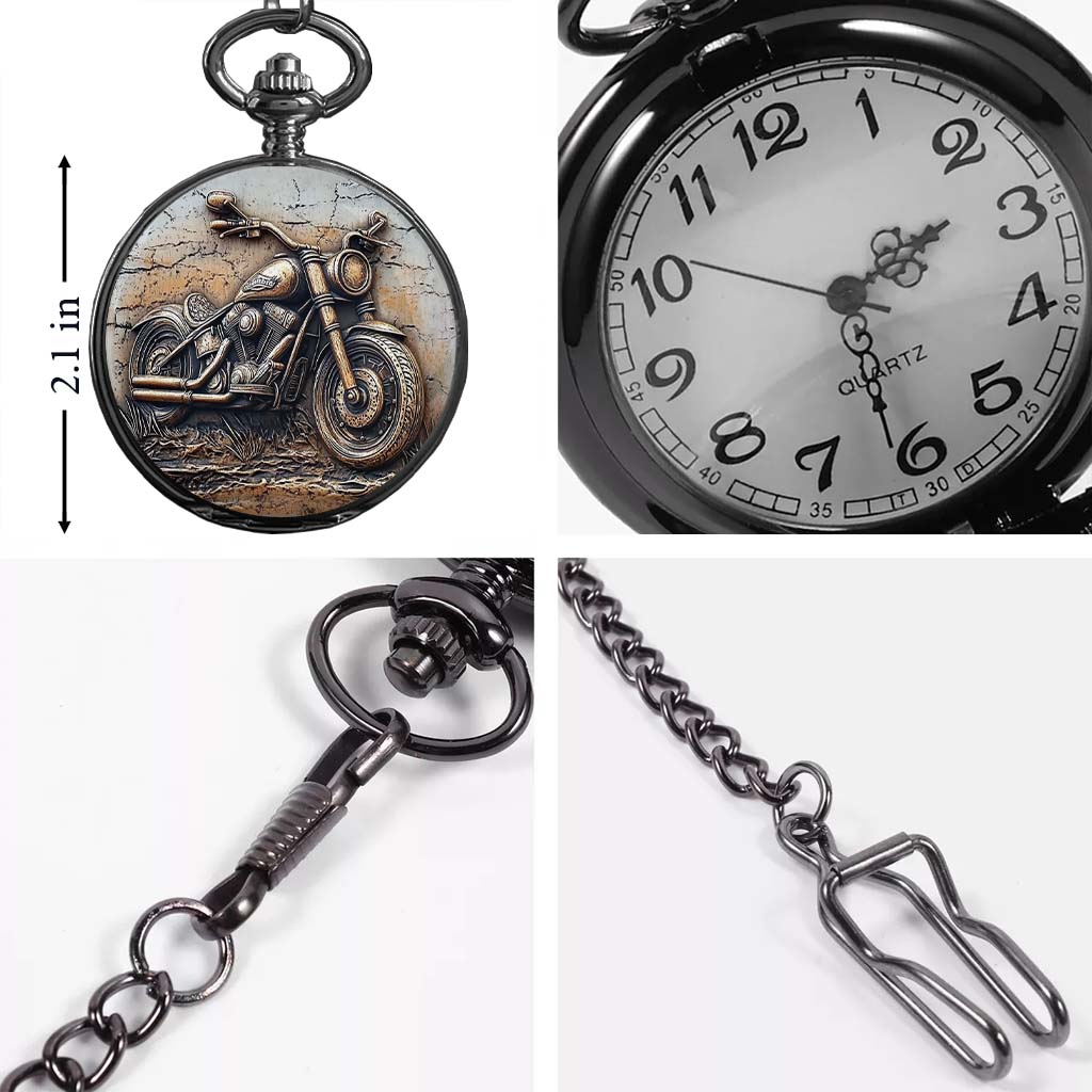 Life Behind Bars - Personalized Dirt Bike Pocket Watch