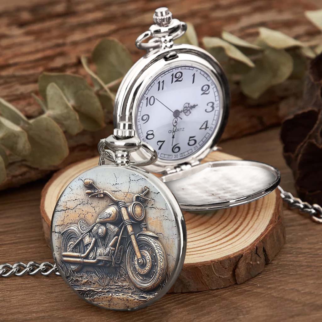 Life Behind Bars - Personalized Dirt Bike Pocket Watch