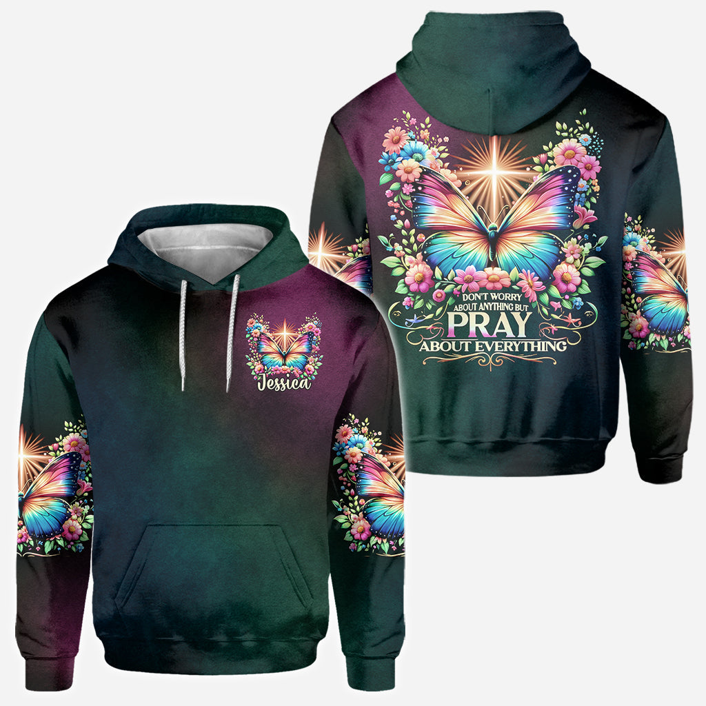 Bete über alles – Personalisiertes christliches Allover-Shirt