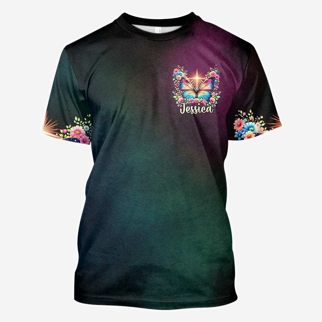 Bete über alles – Personalisiertes christliches Allover-Shirt