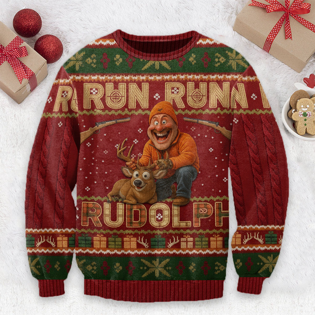 Hunter Rudolph - Personalisierter Jagd-Pullover