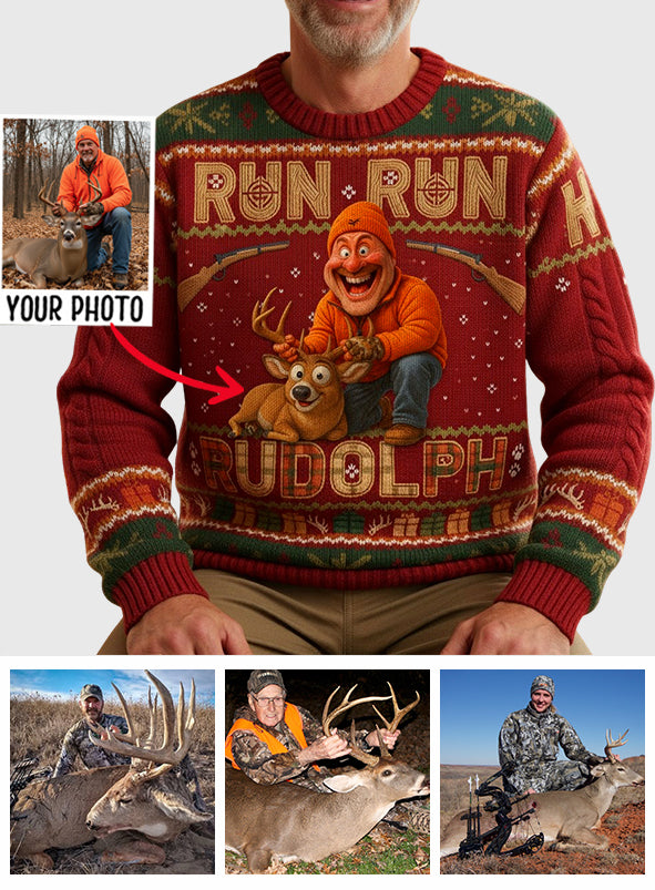 Hunter Rudolph - Personalisierter Jagd-Pullover