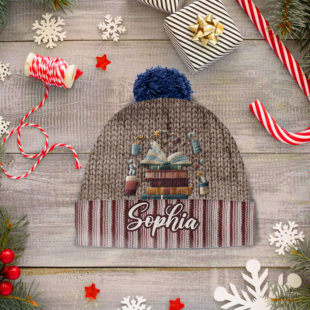 Lesen ist meine Leidenschaft – personalisierte Buchmütze