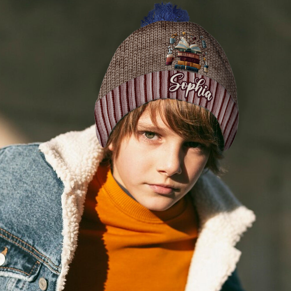 Lesen ist meine Leidenschaft – personalisierte Buchmütze