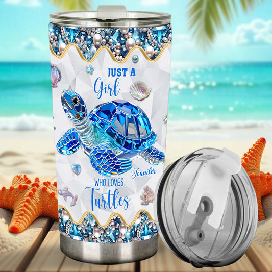 Crystal Sea - Personalisierter Schildkrötenbecher