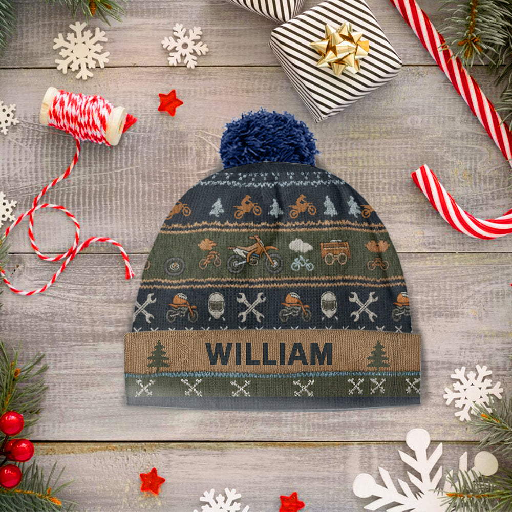 Ich liebe Radfahren – personalisierte Motocross-Mütze