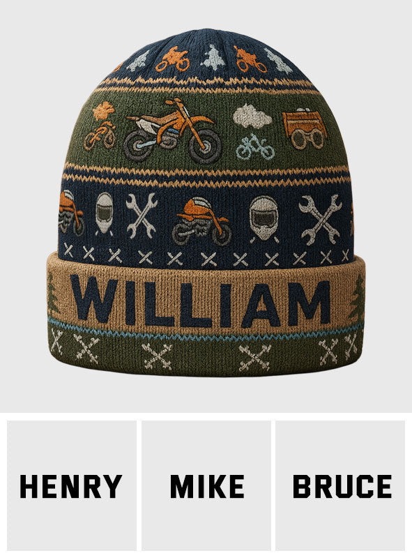 Ich liebe Radfahren – personalisierte Motocross-Mütze