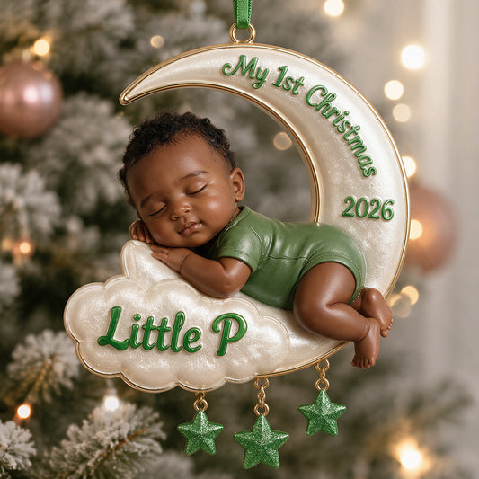 My 1st Christmas 2026 - Personalized Newborn Premium 3D Ornament