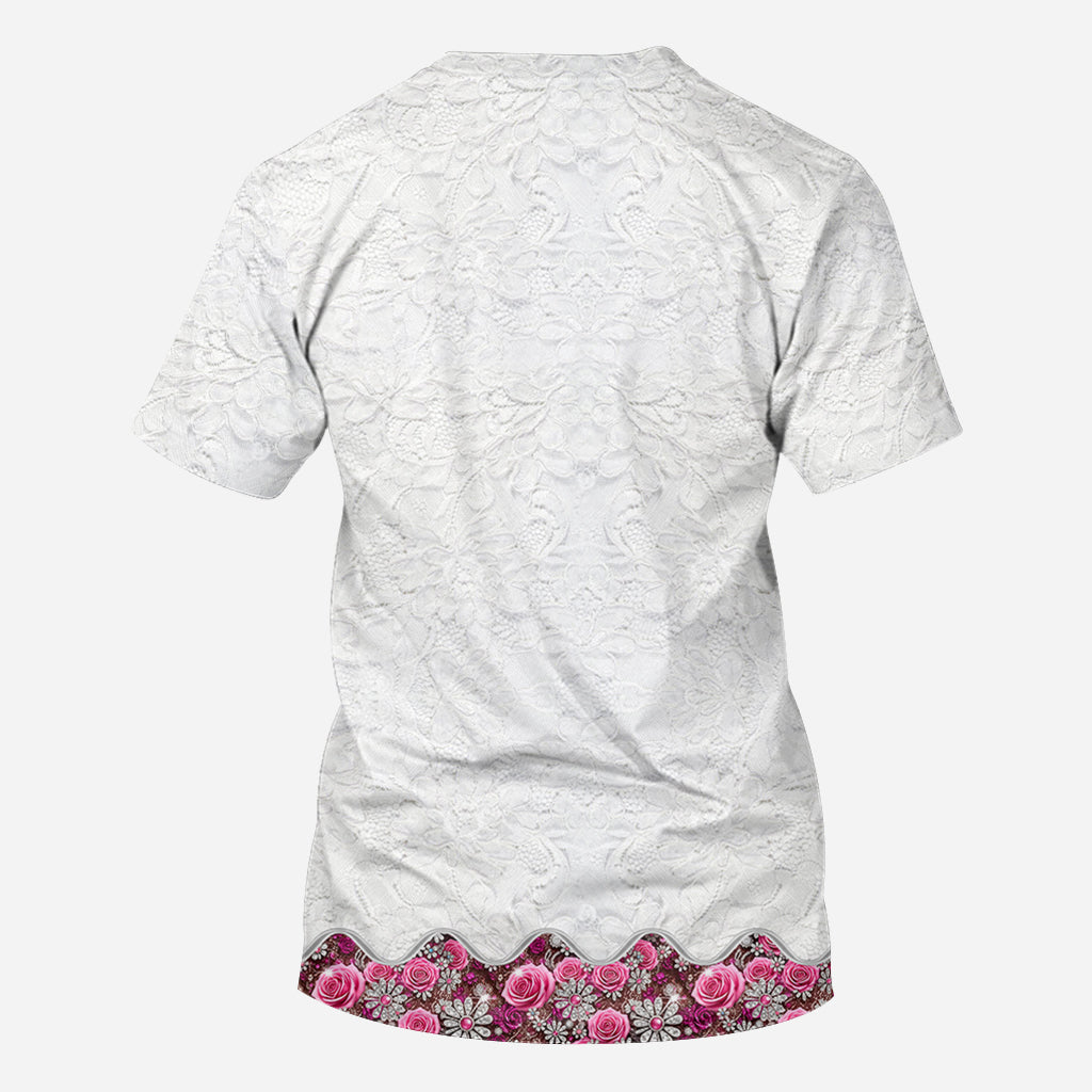 Stop Asking Why I'm Crazy - Personalized Flamingo All Over Shirt